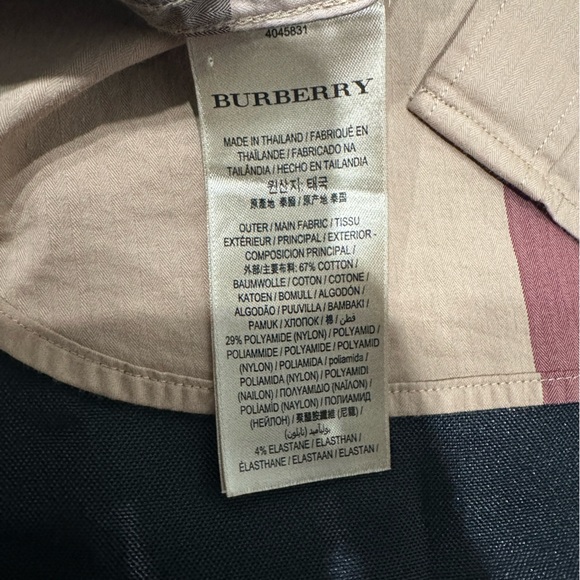 SOLD Classic Burberry Shirt Size L - Picture 6 of 10